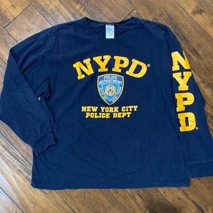 Vintage New York City Police Department Officially Licensed Long Sleeve …